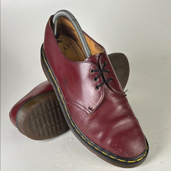Dr Martens 1461 vintage Oxblood leather Oxford size 8